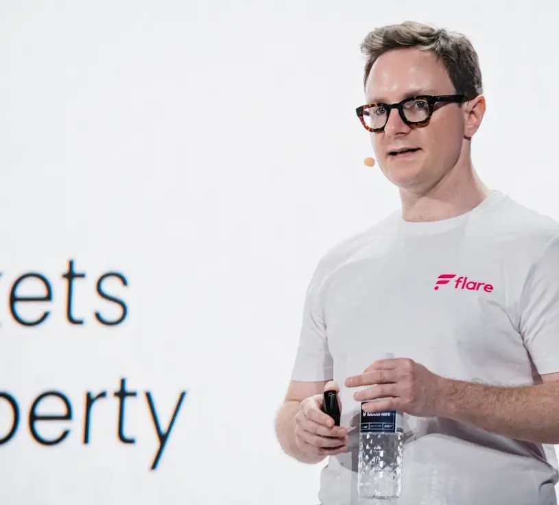 Speaker at a Flare event