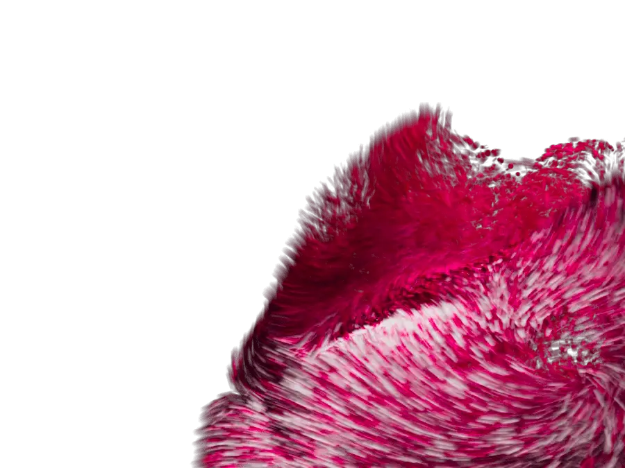 Image of a swarm of pink and white balls